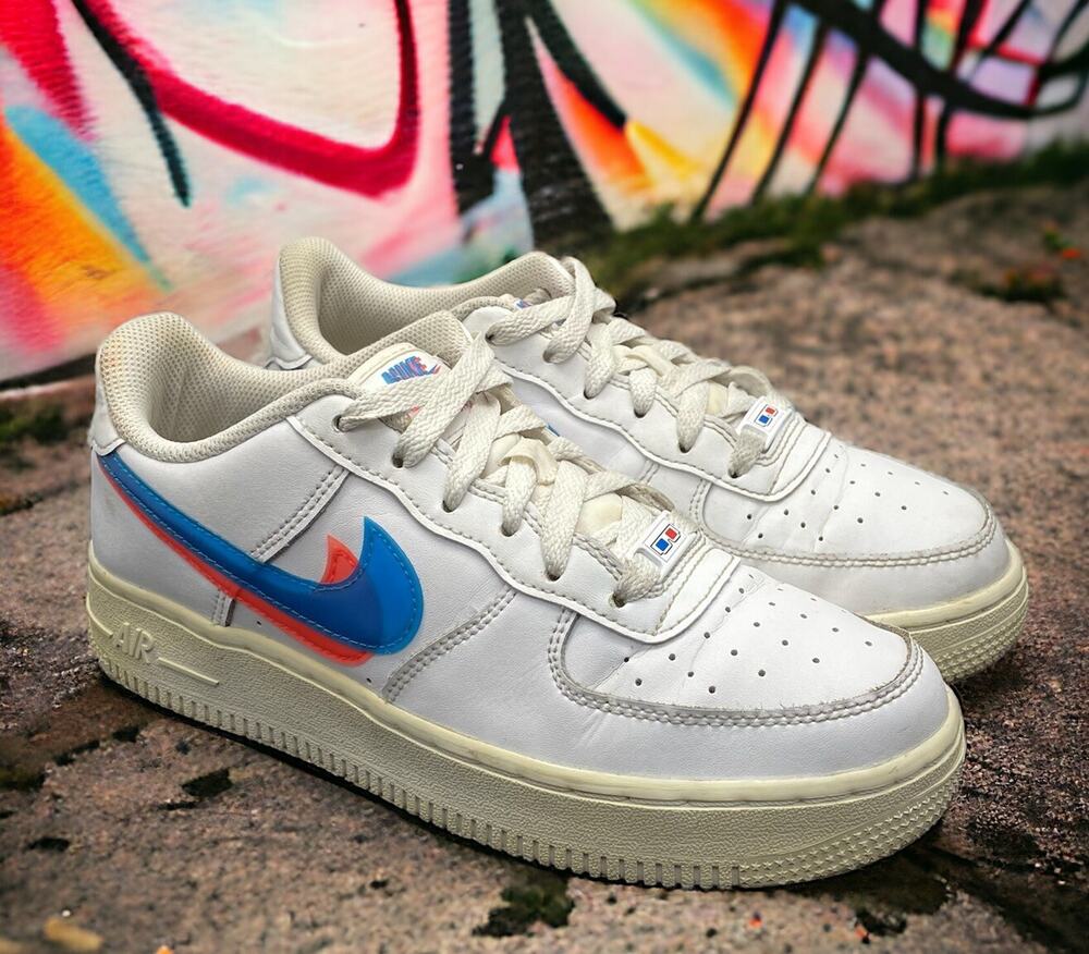 Nike Air Force 1 Low 3D Glasses Youth Size Shoes Kids 5.5Y or Womens 7